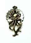 Antique Gold / Copper / Silver Steampunk Gear Octopus Focal Pendant 