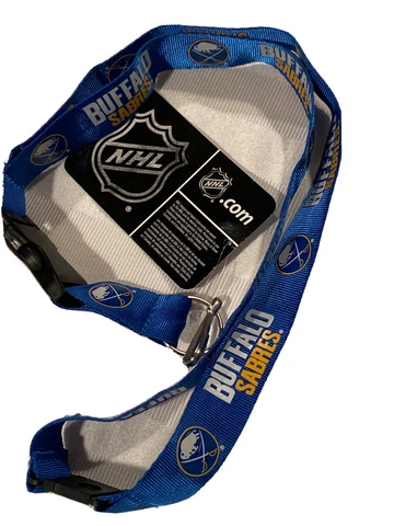 Buffalo Sabres Lanyard Clip Neck Tag NHL Keychain for ID Keys Ticket Holder 2022 Cover
