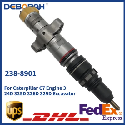 238-8901 Fuel Injector Assy 10R4763 For Caterpillar C7 Engine 336GC Excavator - Image 1 of 4