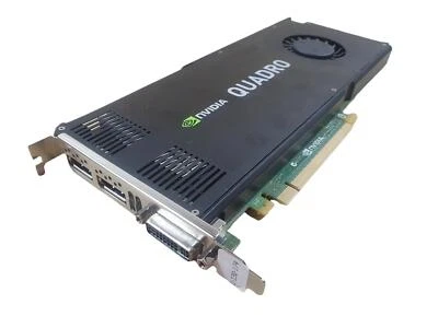 HP 700104-001 Quadro K4000 3GB PCI-E Graphics Card no Bracket - Image 1 of 2