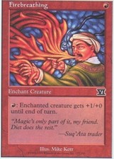 4x Firebreathing MTG 6th Edition / Classic NM Magic Regular