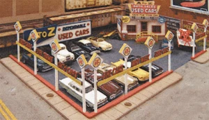 Blair Line 1/160 N Scale A-TO-Z DEPENDABLE USED CAR LOT Laser-Cut Structure Kit - Picture 1 of 6