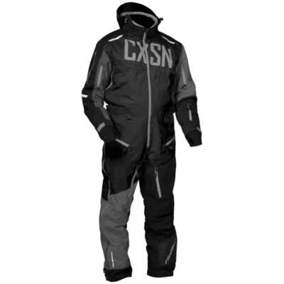 Castle X Freedom G3 (Non-Insulated) Snowmobile Monosuit - Black/Charcoal/Silver - Image 1 of 2