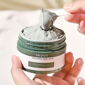 Volcanic Mud Mask Deep Cleansing Mask Pore Minimizing Blackhead Mask 100g - Picture 1 of 5