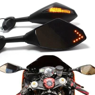 Espejos retrovisores LED para moto Suzuki Hayabusa GSX 1300R Foto 1 de 4