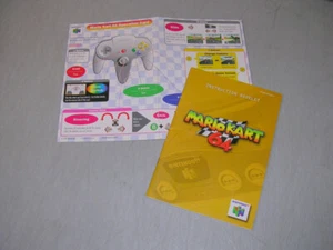 Mario Kart 64 (Nintendo 64 N64) Original Bedienungsanleitung & Karte - Bild 1 von 2