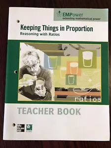 EMPower Math, Keeping Things In Proportion: Reasoning With Ratios, Teacher Book - Picture 1 of 1