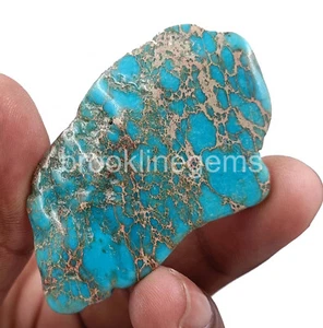 90,80 ct natürliche himmelblaue Türkis Platte ungeschliffen grober EGL lose Edelstein 5 ARG - Bild 1 von 8