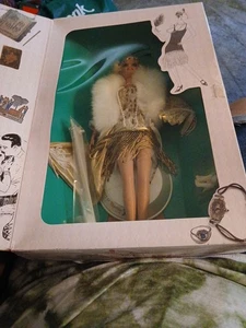 Barbie bambina Gold Flapper, nuova, ottima serie epoca -2 ruggenti anni '20 - Foto 1 di 17