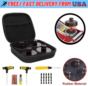 Lifting Jack Pad Set with Tire Repair Plug Set & Case for Tesla Model 3/S/X/Y - Picture 1 of 13