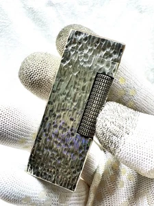 Vintage Alfred Dunhill Rollagas Silver Plated Lighter - Work Great - Picture 1 of 13