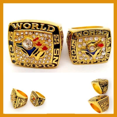 2 Pcs Toronto Jays Blue 1992 -1993 World Series Collectors - Image 1 of 2