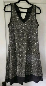 Marmot Womens Athletic Tank Dress Size L V-Neck Gray Sleeveless Layered - Picture 1 of 7