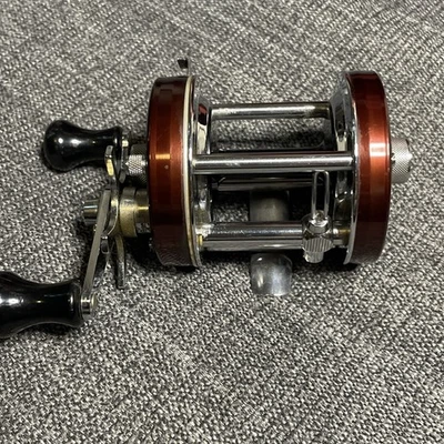 Abu Garcia Ambassadeur 6500 High Speed Reel Brown, Made in Sweden Foot #761000 - Image 1 of 4