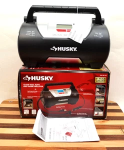 Husky 12v + 120v Dual Volt Electric Auto and Home Digital Inflator 12/120 Corded - Picture 1 of 15