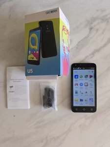 Alcatel U5 Black Unlocked 8GB 1GB RAM 5" Touchscreen Android Smartphone - Picture 1 of 4