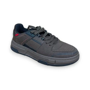 HUGO Yarrow Tenn Sneakers Uomo Marrone Tessuto/Uomo Logo Goffrato US 9 - Foto 1 di 3