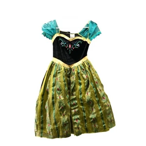 Disney Frozen Anna Costume Girls 4T 5T 6-6X (4-6x) Coronation Gown Princess - Picture 1 of 8