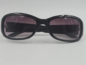 Gafas de sol de diseñador Nine West negras envolventes para mujer 32259 - Imagen 1 de 14