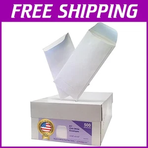 Convenient 3.5" x 6.5" Cash Envelopes - 500 Pack - Picture 1 of 10