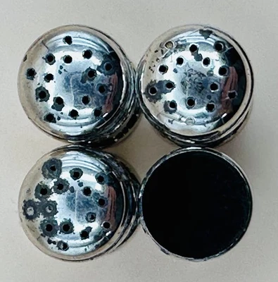 Juego de 4 cocteleras antiguas vintage de plata esterlina Gorham en miniatura Foto 1 de 4