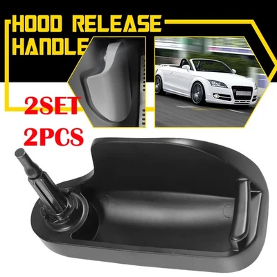 Manija de liberación del capó de 2 piezas para Audi TT cupé/roadster 2006 17-2014 EXC Foto 1 de 4