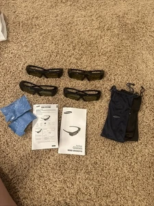 4 PAIRS Samsung SSG-P2100X/ZA 3D VR Active Glasses & carrying cases * - Picture 1 of 4