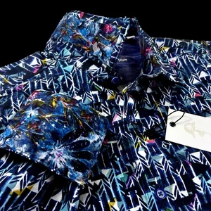 Robert Graham Geometric Colorful Paisley Vibrant Sport Shirt $228 Large - Picture 1 of 13