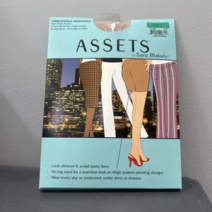 Assets By Sara Blakely Unbelievable Underwear Mid Thigh Shaper Size 3 Nude - Picture 1 of 2