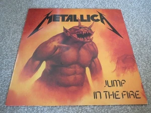 METALLICA ~JUMP IN THE FIRE~ HARD TO FIND 1990 PRESS 12" EP VINYL VERTIGO SLAYER - Picture 1 of 4