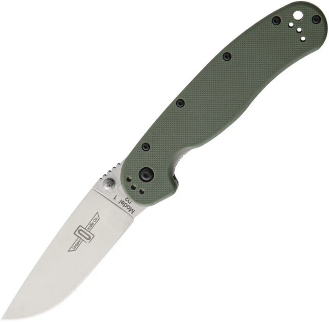 Ontario Knife Company RAT 1 OD Pocket Knife - Green (8867OD)