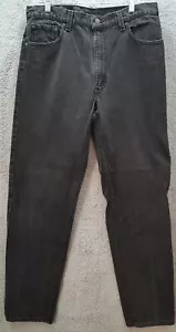 Jeans Levis 550 Denim Scuro Uomo 36x34 Relaxed Fit Pantaloni Classici Antracite - Foto 1 di 9
