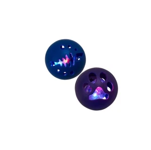 Kitty LED Balls for Cat Toy 1.5" Balls Motion activated Cats will love 2pk - Picture 1 of 3