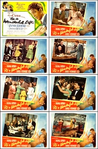 IT'S A WONDERFUL LIFE JAMES STEWART Set Of 8 Individual 11x14 LC Prints 1946 - Bild 1 von 1