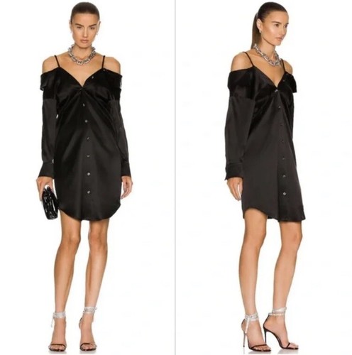 NUOVO SENZA ETICHETTE Alexander Wang Off the Shoulder Dres 4 $495