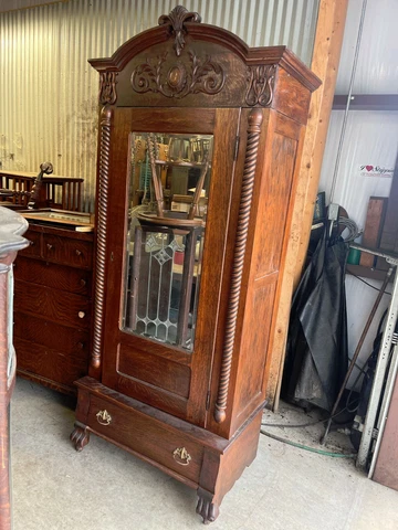 Oak Single Door Wardrobe Cover