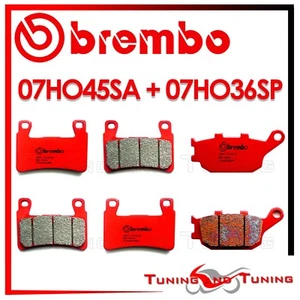 Pastiglie Freno BREMBO Sinter Anteriori + Post PER HONDA CBR 600 F 2001>2007 - Foto 1 di 1
