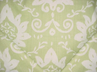 4-1/8Y Thibaut F8159 Bridgewater Damask Green Floral Drapery Upholstery Fabric - Image 1 of 4