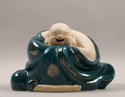 An6/2  Lachender Buddha  Porzellan  China 20. Jahrhundert • 1€