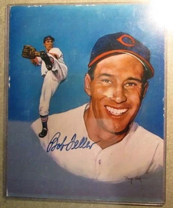 Bob Feller Signed Autographed 8x10 Photo - The Heater From Van Meter, IA HOF - Picture 1 of 1