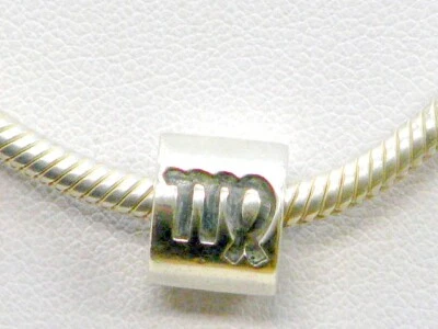Pandora Charm Element Bead Sternzeichen Jungfrau Virgo Sterling Silber 925 ALE - Bild 1 von 2