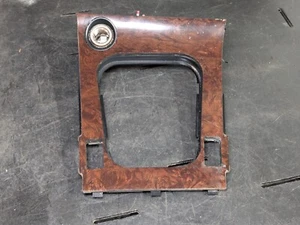 96-02 BMW Z3 E36 CENTER CONSOLE DASH TRIM COVER PANEL WOOD GRAIN SHIFTER BEZEL - Picture 1 of 9