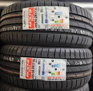 2X NEW KUMHO PS71 SPORT 205/50 ZR17 XL 93Y CAR UHP TYRES 205 50 17 2055017 C+A - Picture 1 of 5