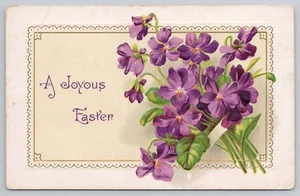 Ramo de Pascua alegre violetas c1913 - Imagen 1 de 2