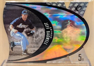 1997 SPx SILVER #27 Jeff Bagwell Astros HOF RARE DIE CUT HOLOGRAM PARALLEL - Image 1 of 2