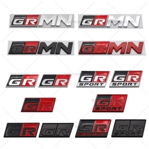 Pegatina de modificación de coche GR GRSPORT GR MN pegatina de metal insignia emblema trasero cola - Imagen 1 de 29