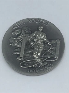 Will Rogers - 1879-1935 - Longines Symphonette Pewter Medal - Picture 1 of 3