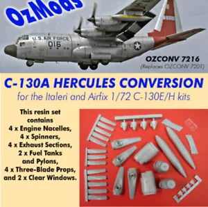 Ozmods Models 1/72 C-130A Hercules Conversion Set for Italeri & Airfix C-130E/H - Foto 1 di 1