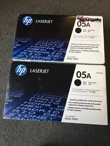 lot of 2HP 05A Black Toner Cartridge New & Sealed expired 2019 - Picture 1 of 4