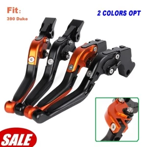 For 2024-2025 390 Duke CNC Handle Brake Clutch Levers Handle Controls Adjustable - Picture 1 of 48